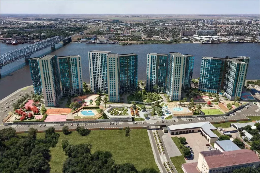 2-к кв. Астраханская область, Астрахань ул. Бехтерева, 2Б (44.5 м) - Фото 0