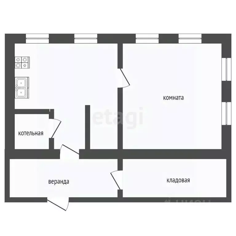 Дом в Тюменская область, Тюменский муниципальный округ, пос. ... - Фото 2