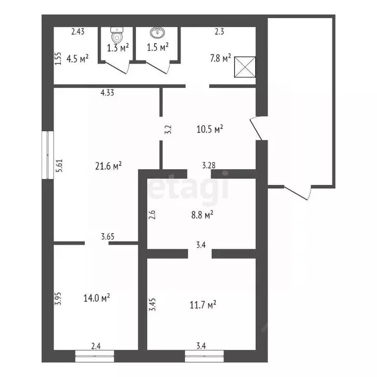 Дом в Тюменская область, Исетский муниципальный округ, с. Солобоево ... - Фото 2