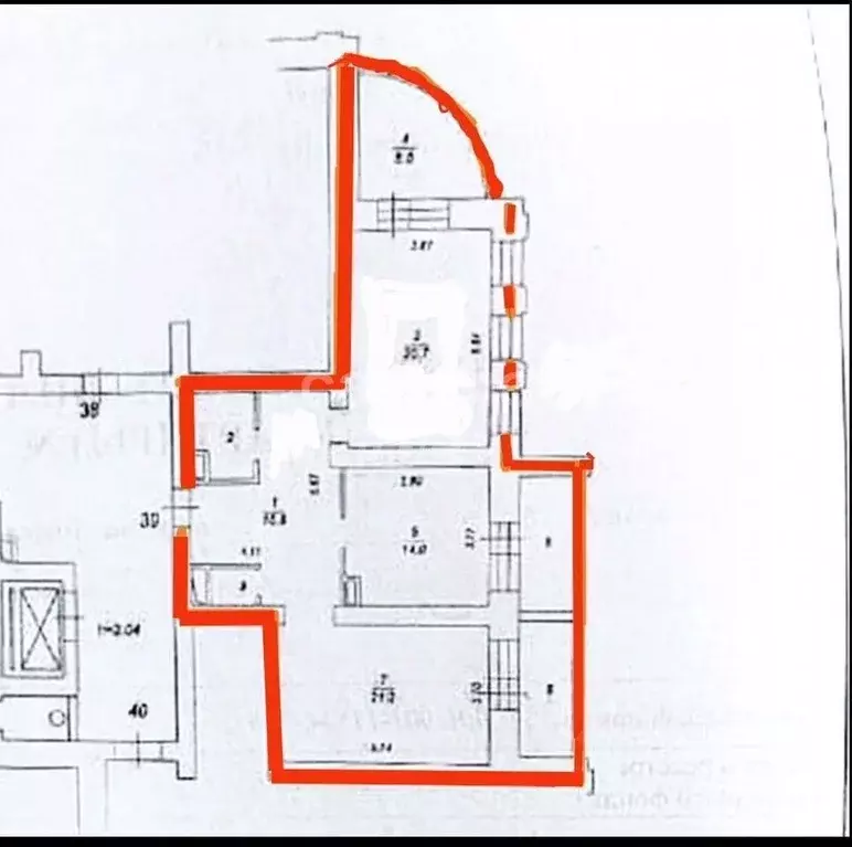2-к кв. Московская область, Балашиха Заря мкр, ул. Гагарина, 6 (98.0 ... - Фото 2