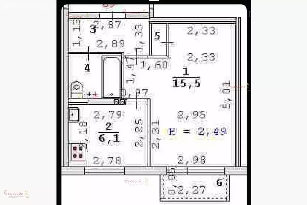 1-комнатная квартира: Екатеринбург, жилой район Вторчермет, улица ... - Фото 0