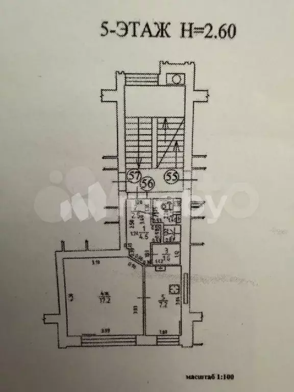 1-к. квартира, 33,1 м, 5/5 эт. - Фото 0