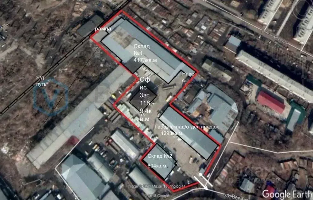 Торговая площадь в Омская область, Омск ул. Седова, 55В (7259 м) - Фото 1