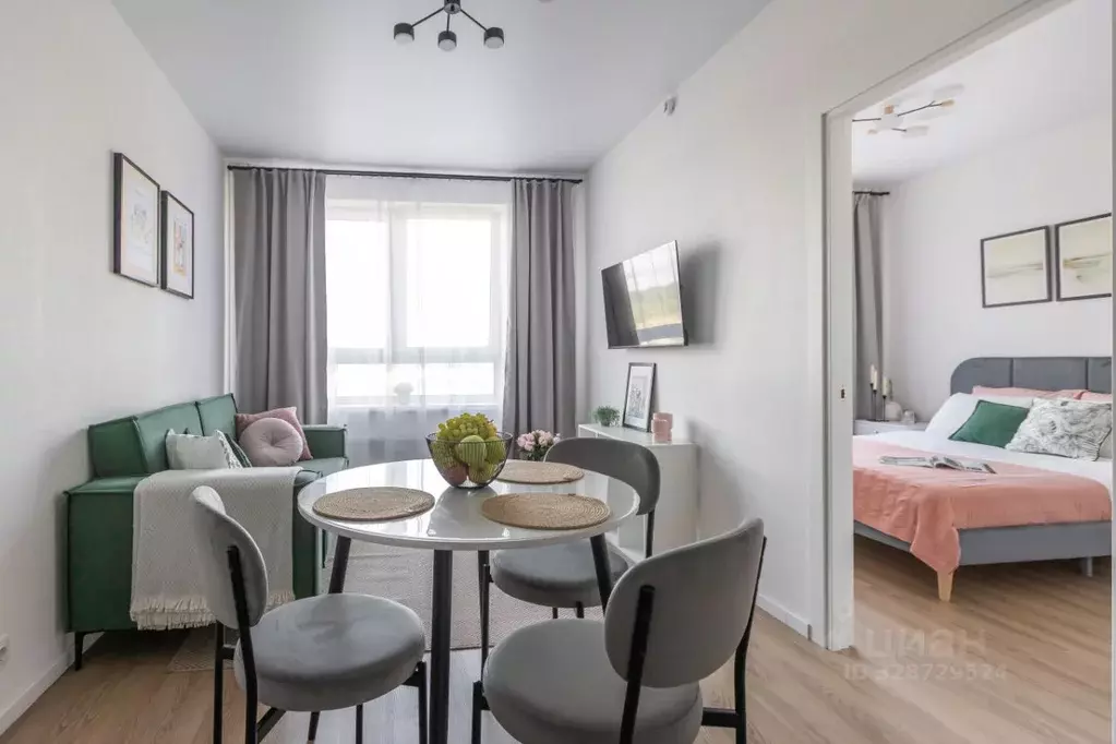 1-к кв. Москва ул. Аэростатная, 6к1 (34.0 м) - Фото 1