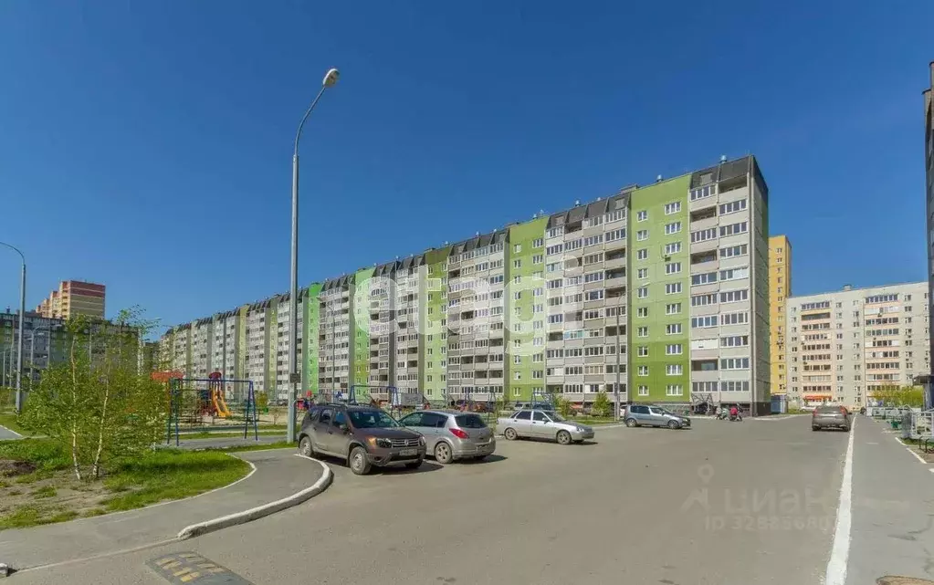 1-к кв. Тюменская область, Тюмень ул. Николая Ростовцева, 10 (33.0 м) - Фото 2