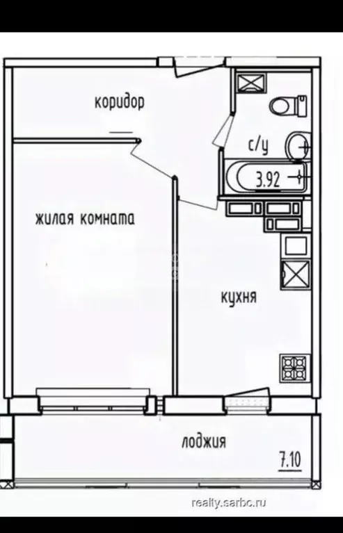 1-к кв. Липецкая область, Липецк Елецкое ш., 3 (47.6 м) - Фото 1