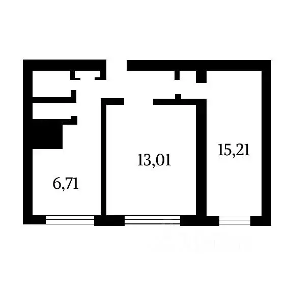 2-к кв. Санкт-Петербург бул. Новаторов, 22 (45.0 м) - Фото 2