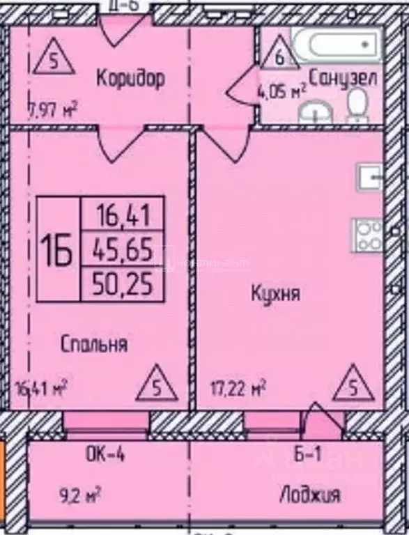 1-к кв. Владимирская область, Ковров ул. Горького, 1 (50.25 м) - Фото 0