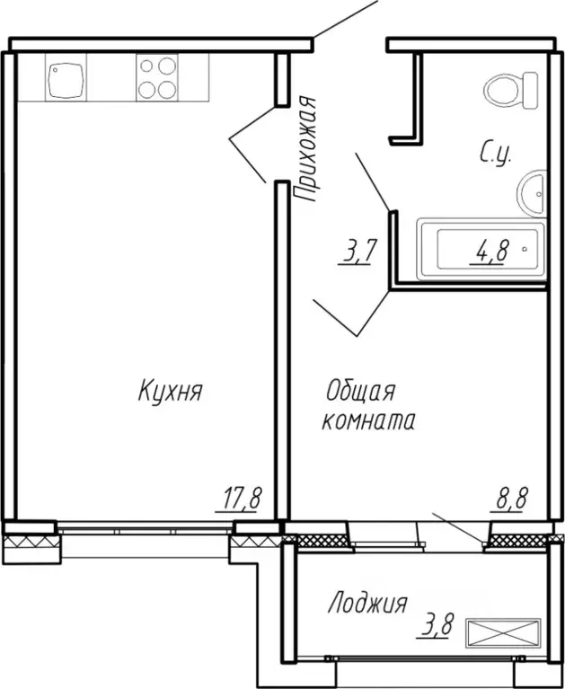 1-к кв. Ленинградская область, Тельмана Тосненский район, Сибирь жилой ... - Фото 0
