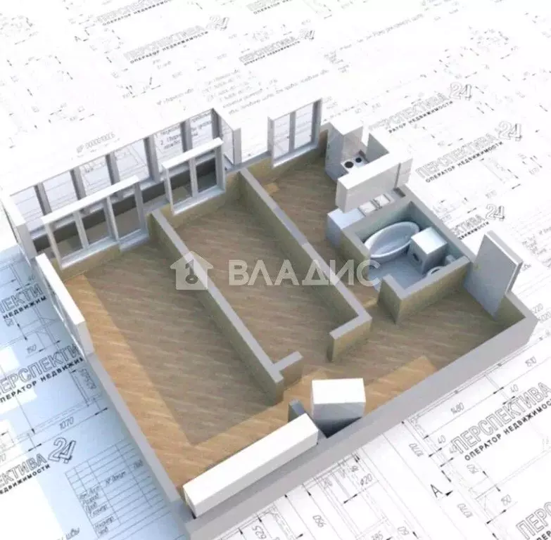 2-к кв. Иркутская область, Ангарск 10-й мкр, 40 (41.2 м) - Фото 2