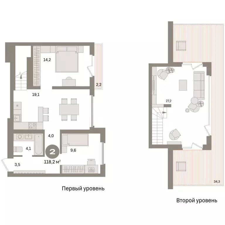 2-комнатная квартира: Екатеринбург, улица Советских Женщин (118.2 м) - Фото 1