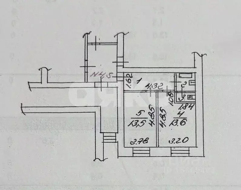 2-к кв. Липецкая область, Липецк Краснознаменная ул., 2Б (38.1 м) - Фото 2