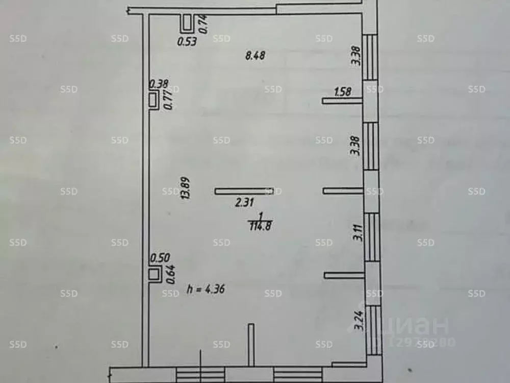 Торговая площадь в Москва ул. Римского-Корсакова, 11к5 (114 м) - Фото 1