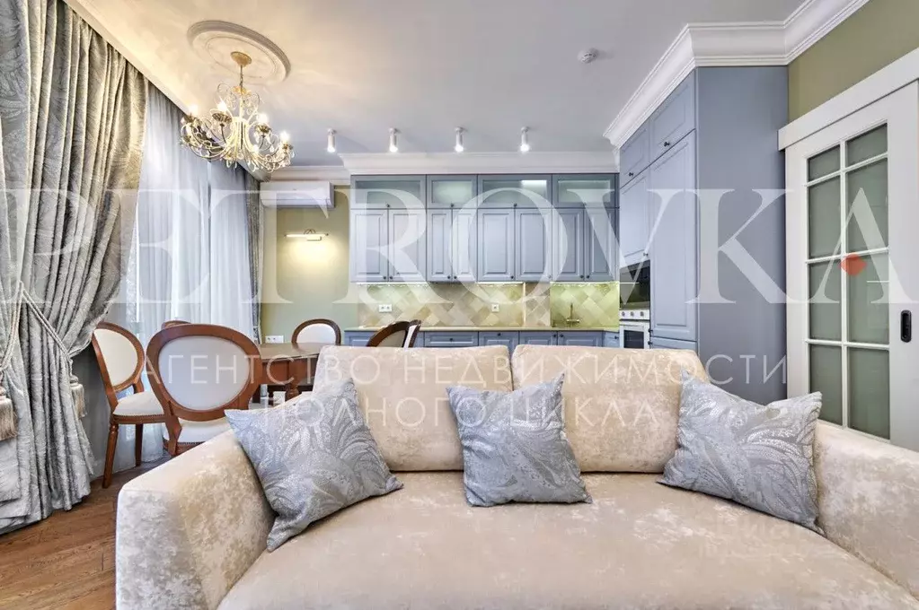 3-к кв. Москва ул. Народного Ополчения, 15К3 (82.4 м) - Фото 1