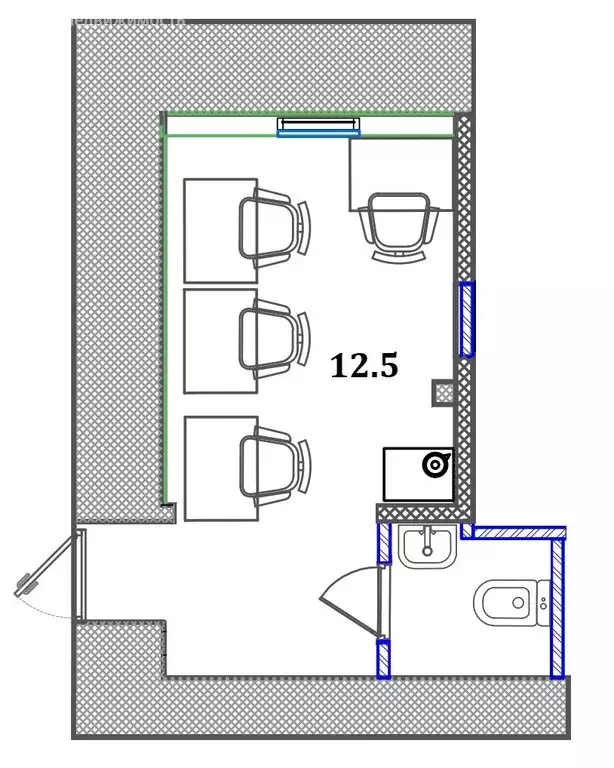 Офис (12.5 м) - Фото 2