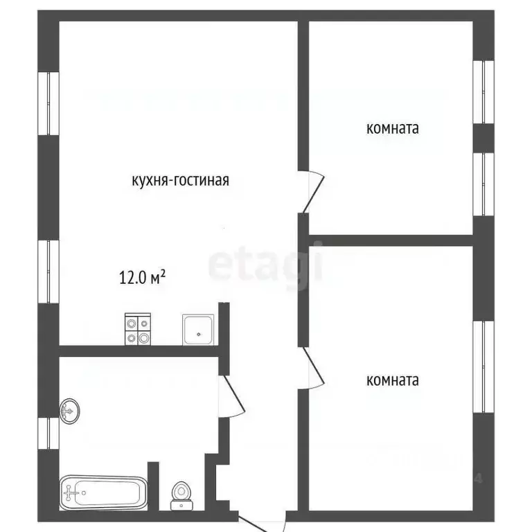 3-к кв. Нижегородская область, Выкса ул. Пирогова, 9 (64.0 м) - Фото 1