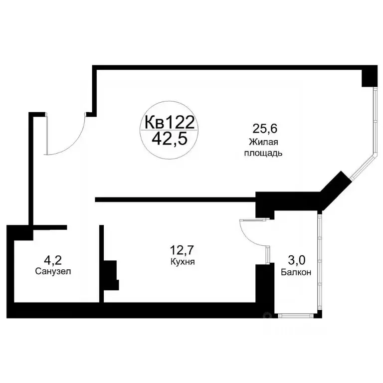 1-к кв. Московская область, Рузский муниципальный округ, Тучково пгт ... - Фото 1