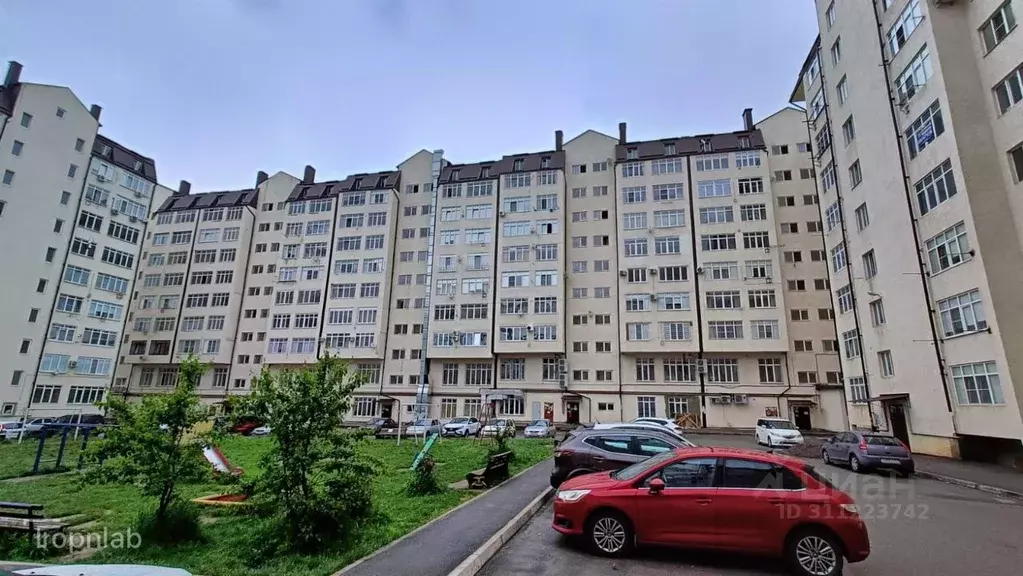 1-к кв. Кабардино-Балкария, Нальчик ул. Байсултанова, 35Б (52.2 м) - Фото 1