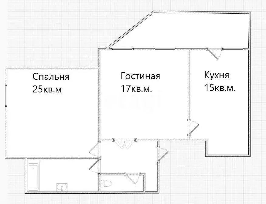 2-к кв. Приморский край, Владивосток ул. Анны Щетининой, 30 (64.4 м) - Фото 1
