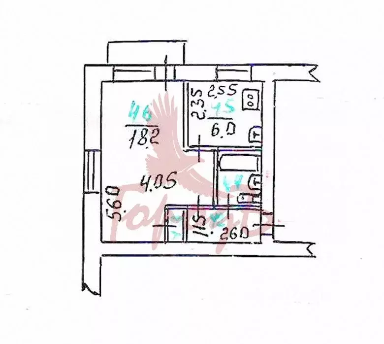 1-к кв. Орловская область, Орел Московская ул., 157 (30.9 м) - Фото 2