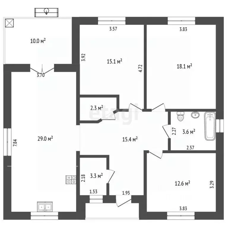 Дом в Тюменская область, Тюменский муниципальный округ, д. Падерина ... - Фото 2