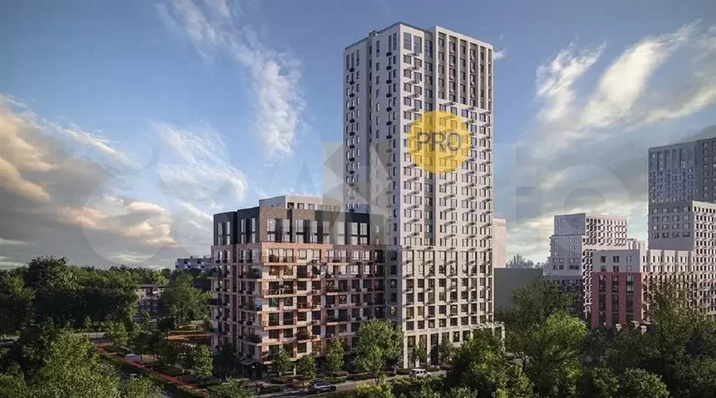 Квартира-студия, 20,7 м, 23/24 эт. - Фото 0