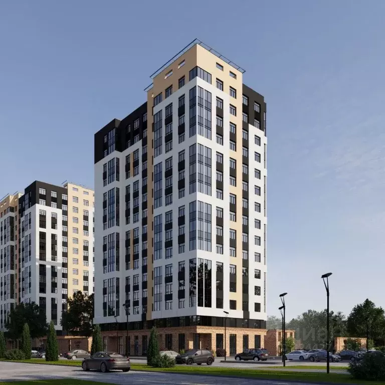 1-к кв. Кемеровская область, Кемерово Чемпион-парк жилой комплекс ... - Фото 2