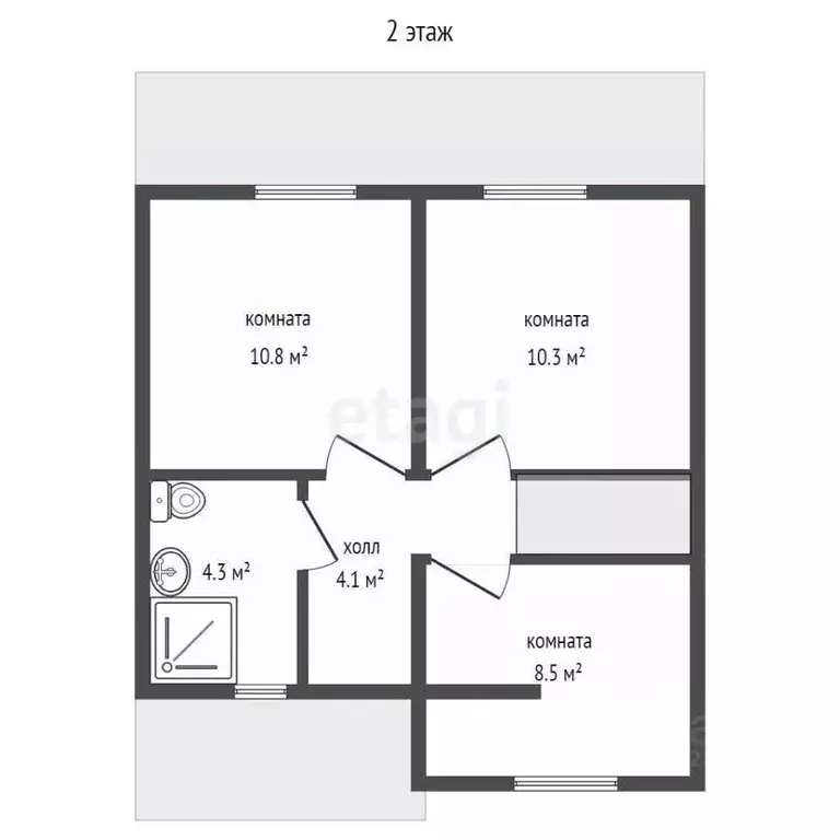 Дом в Калужская область, Ферзиковский район, Грабцево с/пос, с. ... - Фото 2