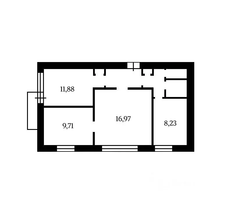 3-к кв. Ленинградская область, Кириши Пионерская ул., 8 (57.2 м) - Фото 2
