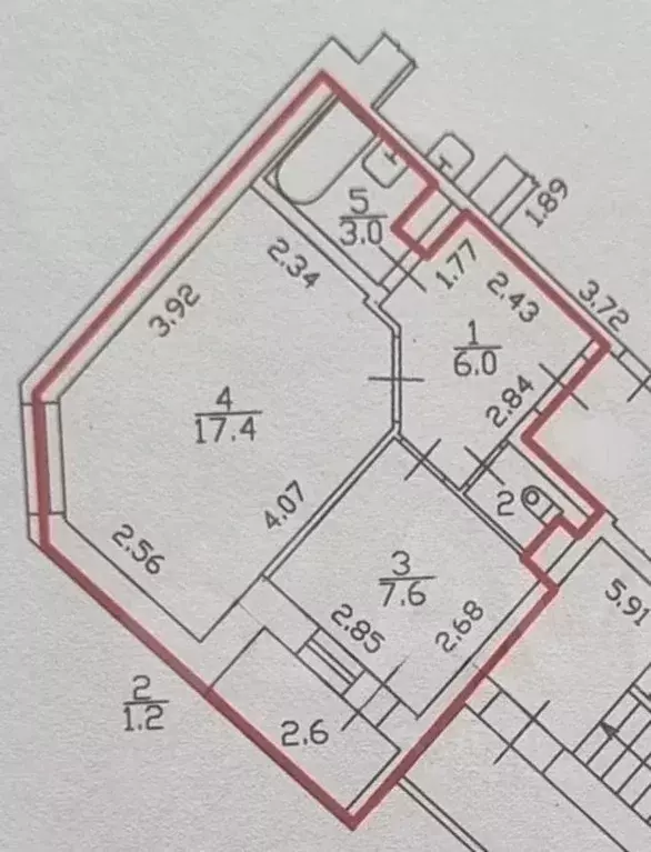 1-к кв. Санкт-Петербург Сердобольская ул., 7к2 (35.2 м) - Фото 1