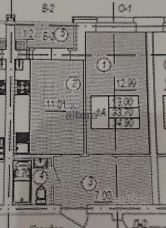 1-к кв. Татарстан, Зеленодольский район, Осиновское с/пос, с. Новая ... - Фото 2