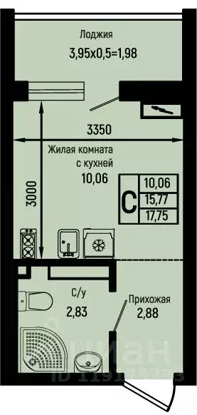 Студия Краснодарский край, Туапсинский муниципальный округ, с. Небуг ... - Фото 0