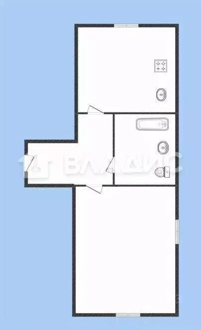 1-к кв. Липецкая область, Липецк Елецкая ул., 10/2 (32.8 м) - Фото 2