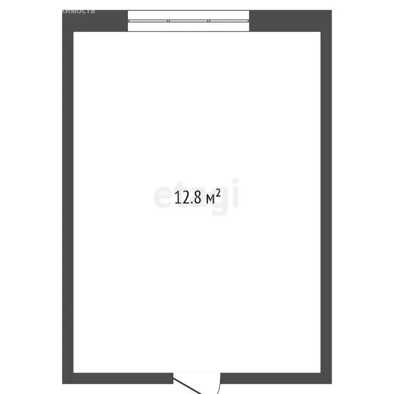 1к в -комнатной квартире (12.8 м) - Фото 1