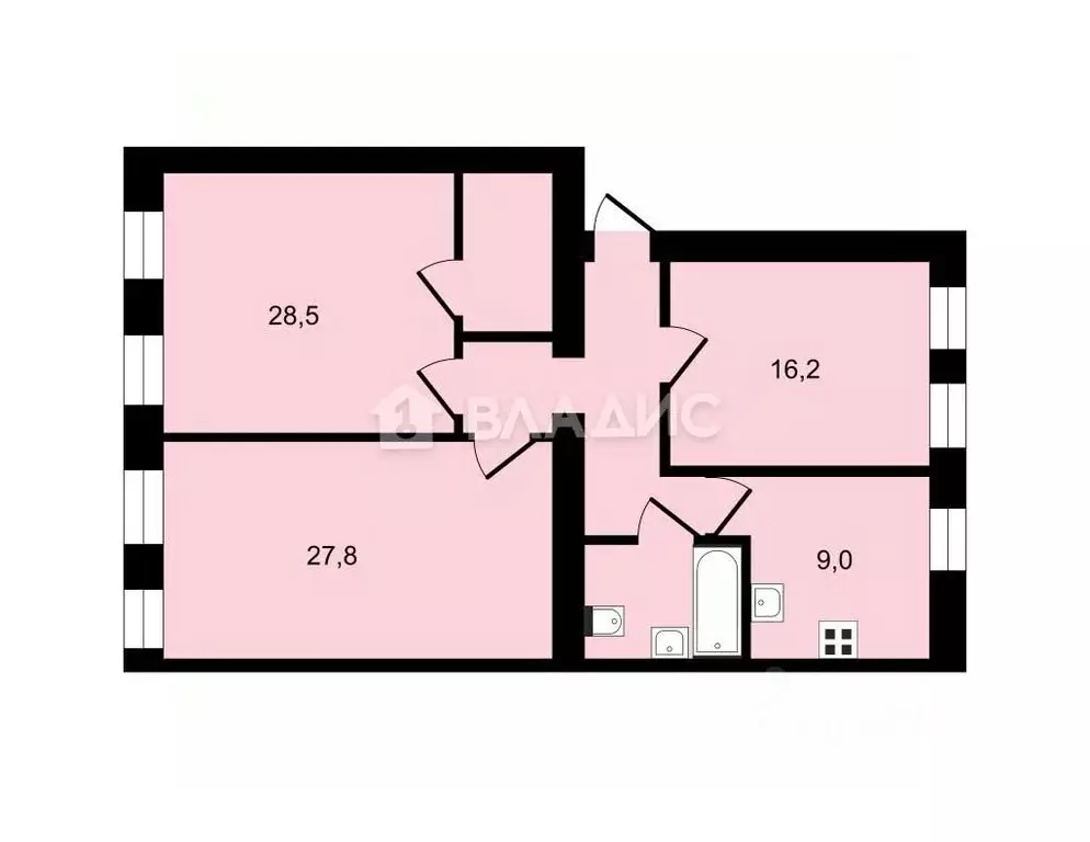 3-к кв. Санкт-Петербург пер. Гривцова, 22 (96.0 м) - Фото 1