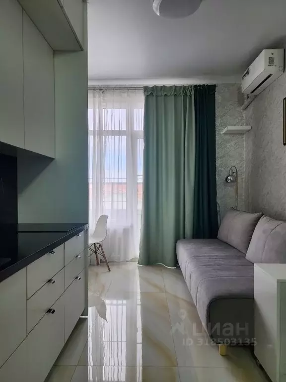 Студия Краснодарский край, Сочи ул. Ленина, 290/7к3 (23.4 м) - Фото 0