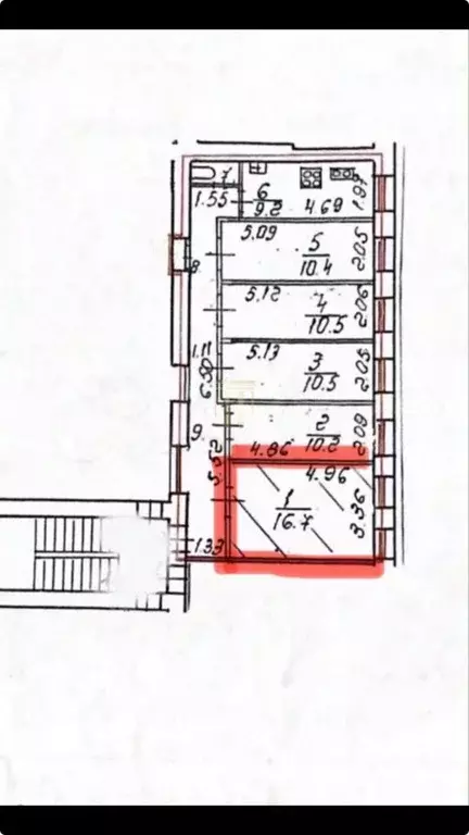 Комната Санкт-Петербург Нейшлотский пер., 15б (16.7 м) - Фото 1