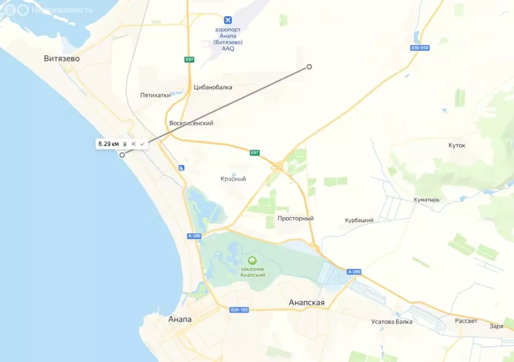 Участок в Цибанобалка, Грушовая улица (5.5 м) - Фото 1