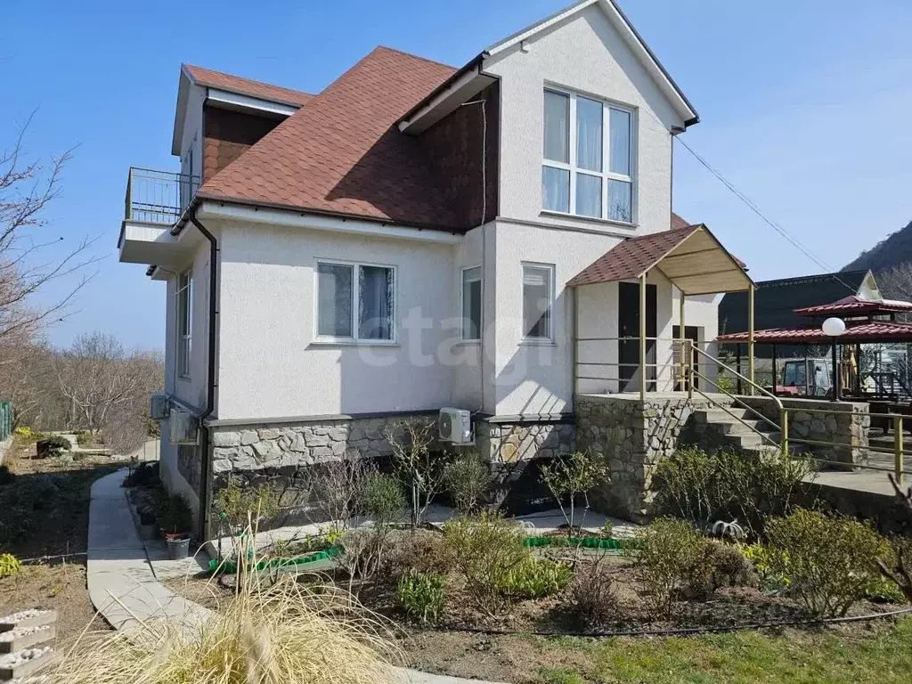 Дом в Крым, Ялта муниципальный округ, Гурзуф пгт ул. Дачная, 1Б (260 ... - Фото 1