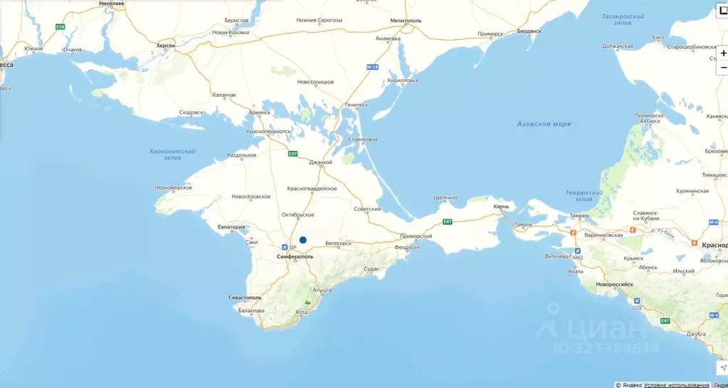 Участок в Крым, Сакский район, с. Крайнее  (439.53 сот.) - Фото 1