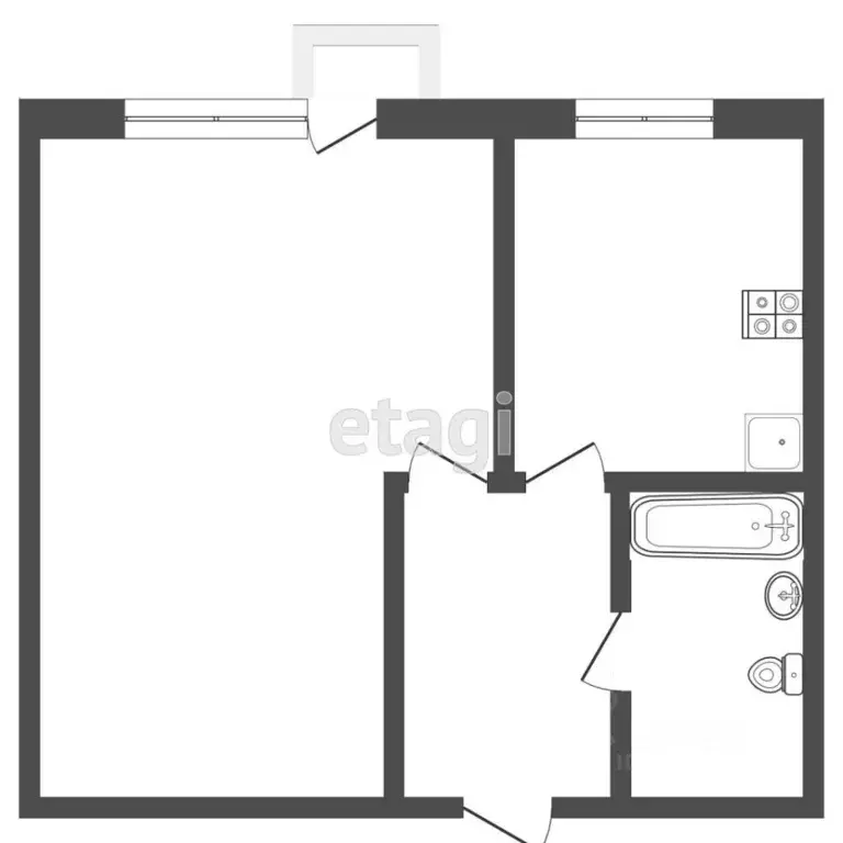 1-к кв. Мордовия, Саранск ул. Титова, 142 (19.6 м) - Фото 1