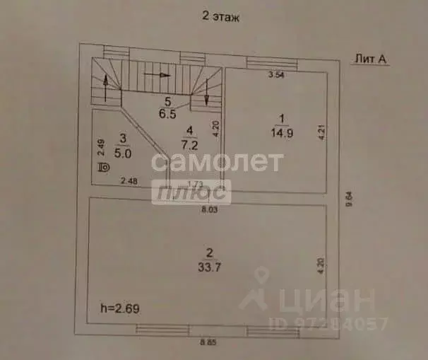Дом в Челябинская область, Сосновский муниципальный округ, с. ... - Фото 2
