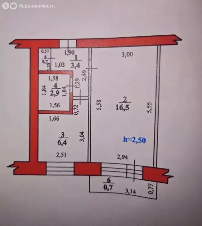 1-комнатная квартира: Стерлитамак, Локомотивная улица, 8 (30 м) - Фото 2