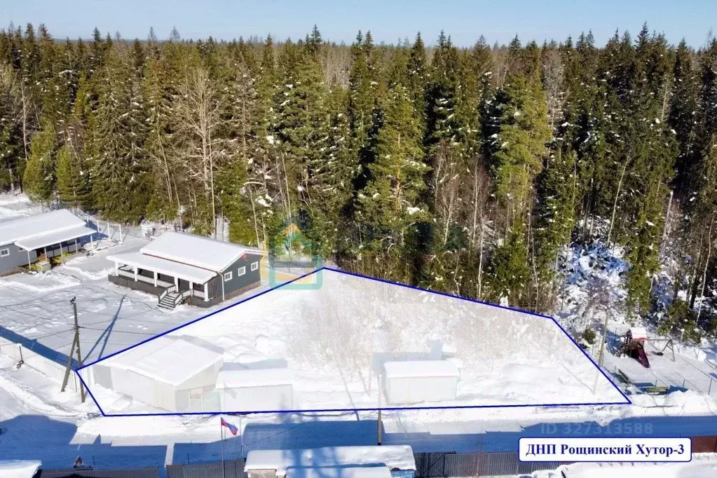 Участок в Ленинградская область, Выборгский район, Рощинское городское ... - Фото 1