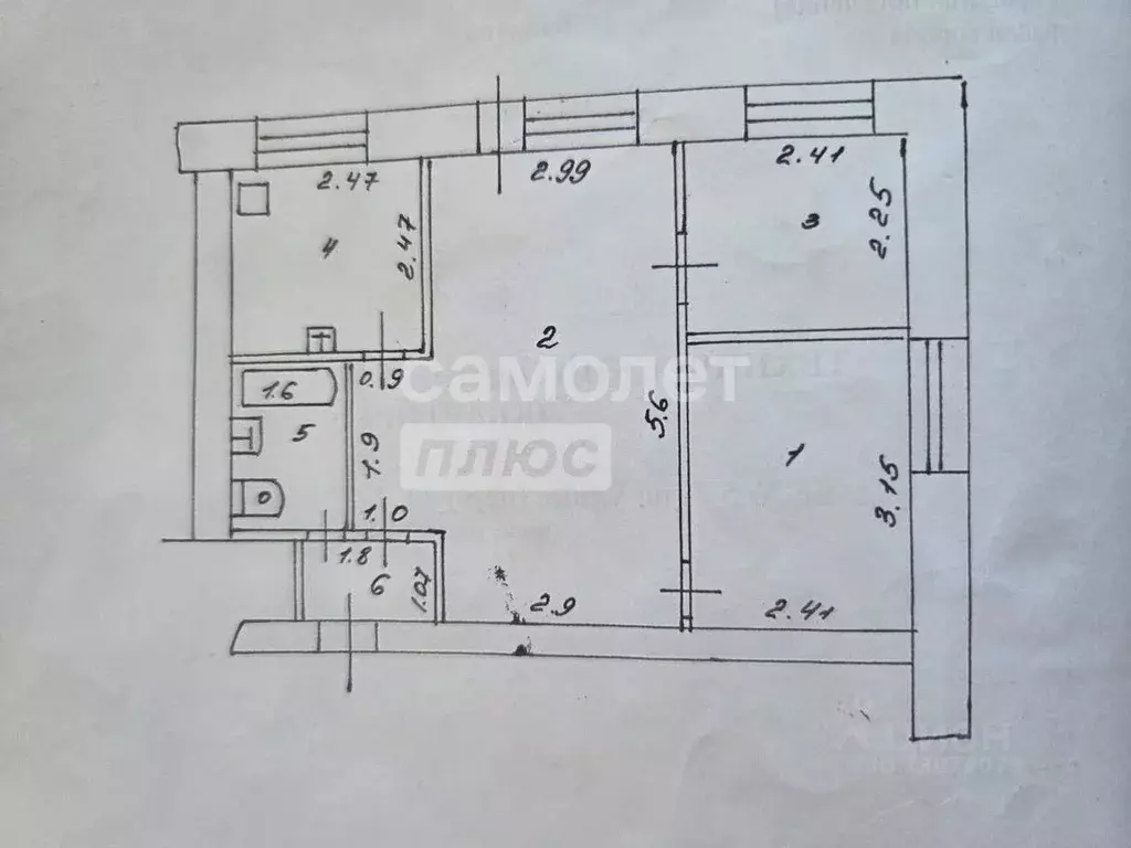 3-к кв. Нижегородская область, Балахна ул. 40 лет Пионерской ... - Фото 2