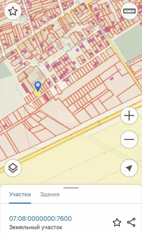 Участок в село Нартан, улица Братьев Нагоевых (6.74 м) - Фото 2