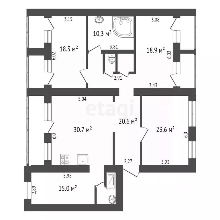 5-к кв. Калужская область, Обнинск просп. Маркса, 73 (146.0 м) - Фото 2
