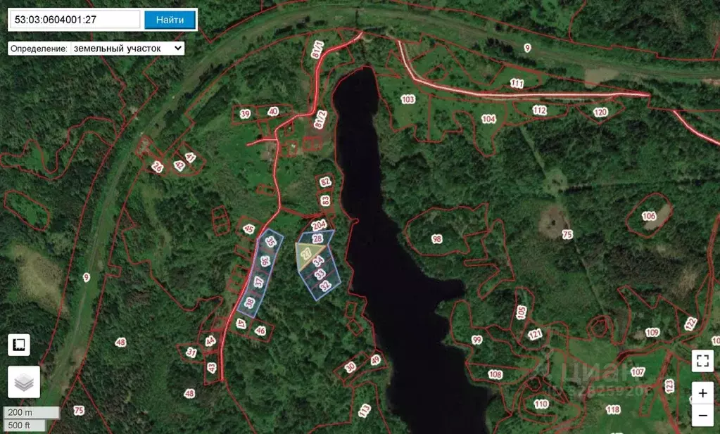 Участок в Новгородская область, Валдайский район, Короцкое с/пос, д. ... - Фото 1