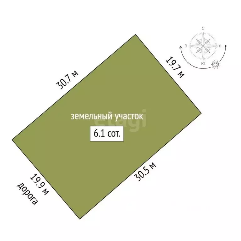 Участок в Марий Эл, Волжск Луговое СТ, 704 (6.0 сот.) - Фото 1