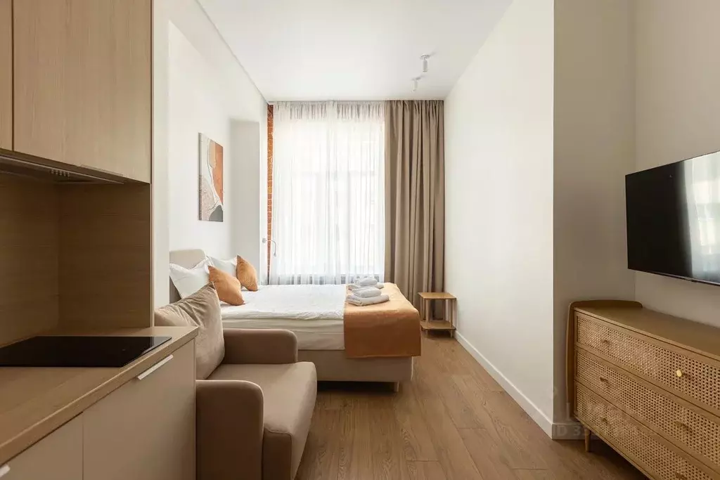 Студия Санкт-Петербург ул. Смолячкова, 17к2 (21.0 м) - Фото 1